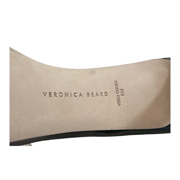 Veronica Beard Analita Patent Leather Halter Sandals Size 8 - Picture 6 of 6